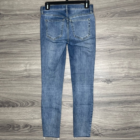 Free People Women’s Button Fly Skinny Jeans size 26 - Picture 4 of 11